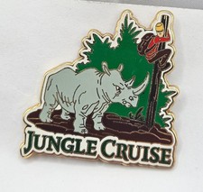 Disney JUNGLE CRUISE Rhino “Getting to the Point” Trading Pin 2007 Disneyland picture