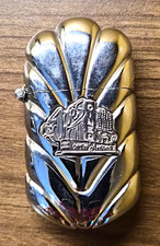1994 Camel Joe’s Diner Open 24 Hours Chrome Clamshell Lighter Vintage picture