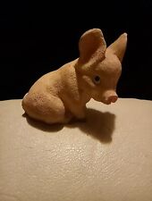 Vintage Hand Crafted Pink Pig Figurine 2