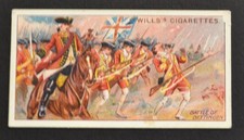 1912 Wills's Historic Events Cigarette Card No. 38 The Battle of Dettingen picture