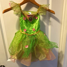 Disney Parks Tinker Bell Toddler Girl Fairy Costume Dress Size 4 picture