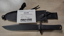 NEW wo Box 2007 SK5 Cold Steel Trail Master -w- Leather Sheath & COA picture