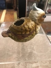 Vintage Antique Bird Josef Quail Planter Plant Holder Succulents  Flower Pot picture