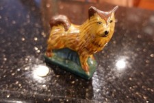 Vintage  Heavy Clay ?  WOLF DOG from grandfathers  ESTATE #7 picture