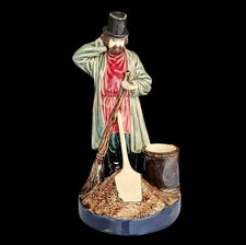 Antique Imperial Russian Kuznetsov Polichrome Faience Miller Figurine picture