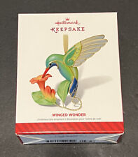 2014 WINGED WONDER Limited Edition Hummingbird Hallmark Keepsake ornament NIB picture
