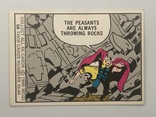 MCG 1966 Donruss Marvel Super Heroes #58 Thor “…Are Always Throwing Rocks” Card picture