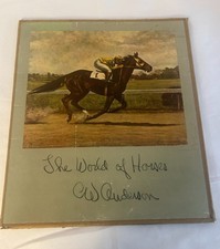 1965 C.W. Anderson The World of Horses Complete 8 Print Portfolio Equestrian picture