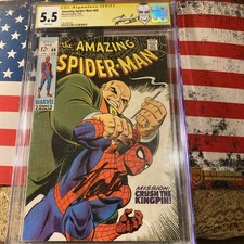Amazing Spider-Man #69 Cgc 5.5  Signed By Stan Lee.. Beautiful Signature.. picture