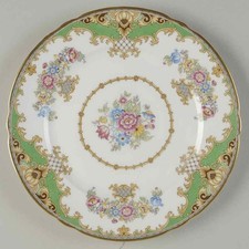 Shelley Sheraton Green  Salad Plate 666405 picture