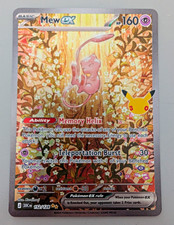 Mew EX 152/128 Secret Rare Holo Full Art - Pokémon TCG 30th Celebration English picture