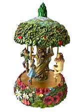 Franklin Mint Wizard Of Oz We’re Off To See The Wizard Carousel Music Box 1999 picture