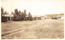 H67/ Perce Quebec Canada RPPC Postcard c1930s Mountain View Cabins 186 picture