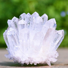 400G NEW FIND Natural Clear Quartz Cluster White Crystal Geode Energy Balance picture