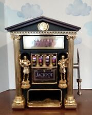 Caesars Palace Casino Vegas Vintage Franklin Mint Jackpot Slot Machine Bank picture