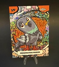 2026 Topps Chrome VeeFriends🔥Perspective Pigeon 🔥Orange Manga Speckle 1/25‼️ picture