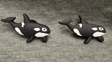 SeaWorld Orlando Pass Member Orca Shoe/Bag Charm New 2026 Set of 2  picture