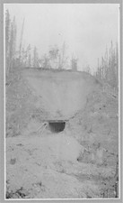 Photo:Anchorage Alaska c1908 Railroad Construction Sand Tunnel picture
