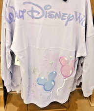 2026 Walt Disney World Mickey Mouse Balloons Spirit Jersey XXL Lavender Sequin picture