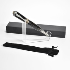 Broadwell Nouveau Sceptre Antique Pewter & Trustone Rollerball Pen w/ Box & Bag picture