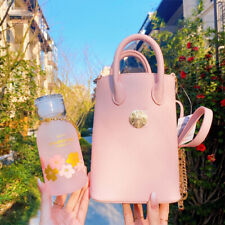 Authentic Starbucks China 2021 Pink Sakura 13oz/390ml Glass Cup With Handbag picture