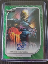Upper Deck 2026 Platinum DC Mongul Creator Auto Green Rainbow #183 2/5 picture