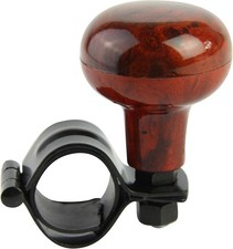Woodgrain Steering Wheel Spinner Knob | Universal Fit for All Cars, Trucks, Semi picture