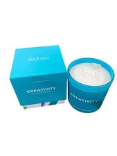 Creativity, Crystal, Manifestation, Candle, Lemon, Basil, Mint, Scented, Opal picture