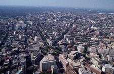 Photo:Aerial view of Dupont Circle in Washington, D.C. picture