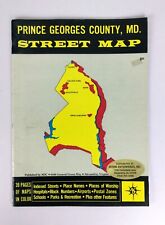 Prince George's Co County MD Street Map Atlas Book ADC Maryland  Vtg 1986 picture