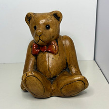Vintage Wildlife Studio Hexham Teddy Bear Collectible Ornament Made in England picture