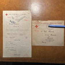 Poland Red Cross 1940 Letter Envelope Stamp Missing Prisoner Poland picture