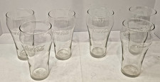 1950s–60s Coca‑Cola “Enjoy Coke/Enjoy Coca‑Cola” Bell‑Shaped Glass Tumblers VTg picture