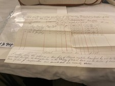 1394 ARLINGTON VIRGINIA CIVIL WAR WILLIAM RANKIN NOTABLE SGD SUPPLY LIST 1862 picture
