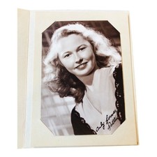 VTG Head Shot Of Hollywood Starlet Actress By Amos Carr Signed Lovingly, Dottie picture