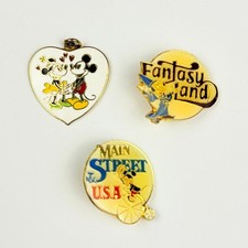 Vintage Walt Disney Productions Pin Lot of 3 - Taiwan R.O.C. picture
