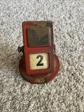 Vtg Brown & Bigelow Advertising Perpetual Flip Calendar Ebling Hardware & Plumbi picture