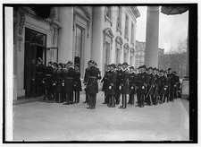 Photo:Washington DC 1924 New Year Reception Military Officers White House picture