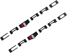 Generic Camaro 2Pcs Black Badge Emblem - Set of 2 Replacement Emblems Camaro picture