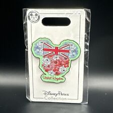 Disney Pin Epcot Flower UK Minnie Mouse Spring Rose Floral Mickey Head picture