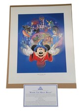 Disneyland Where The Magic Began Mickey Lithograph 2005 COA M15 picture