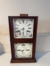 Antique C. 1870 H.B. Horton Patent Ithaca Calendar Clock Untested picture