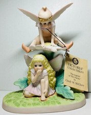 VTG Cindy McClure VICTORIA #7004 DAISY & RAGGED ROBIN FAIRY LTD ED 102/1500 picture