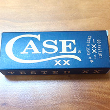 Case XX Sod Buster Jr 6137 SS Navy Blue Bone Rogers Jig Pocketknife picture