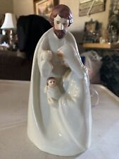 Holy Family Electric Porcelain Night Light Figurine Christmas Holiday Decor picture