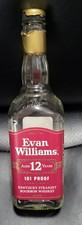 Evan Williams 12 year Bourbon Empty Bottle Japanese Export Gold Top picture