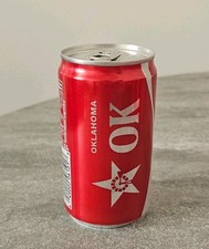 Coca Cola America250 Limited Ed OKLAHOMA - OK State Mini Can.  Unopened picture