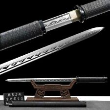 Handmade T10 steel Chinese Tang Jian sword Sharp Cut picture