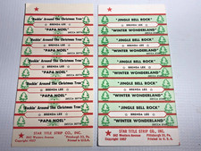 Vintage Christmas Jukebox Title Strip Sheets Brenda Lee picture