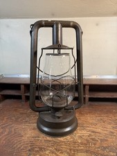 Dietz Hy-Lo Hot Blast Loc Nob Clear Globe Tubular Barn Lantern.  New York USA picture